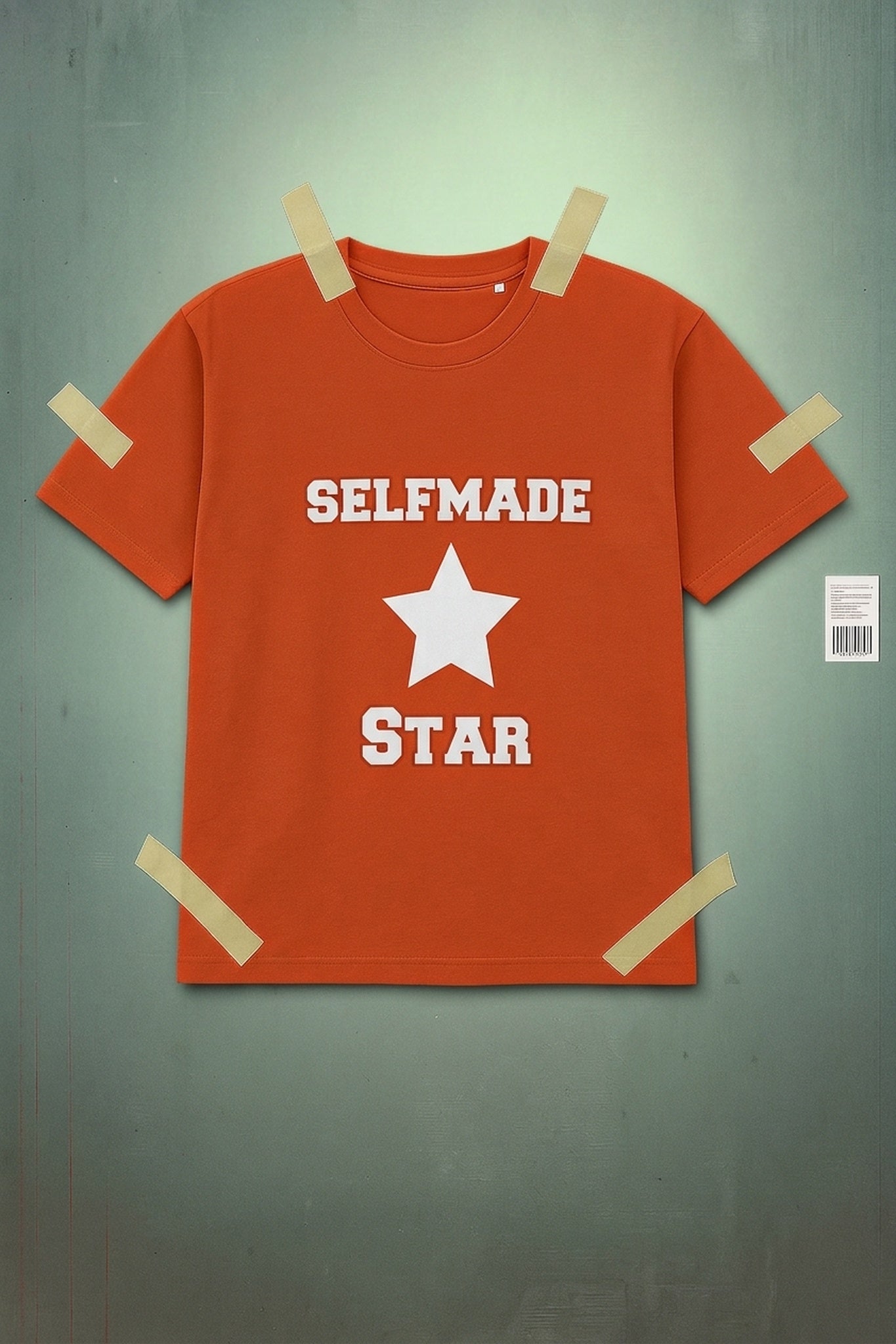 SELFMADESTAR WORKOUT T- SHIRT ORANGE